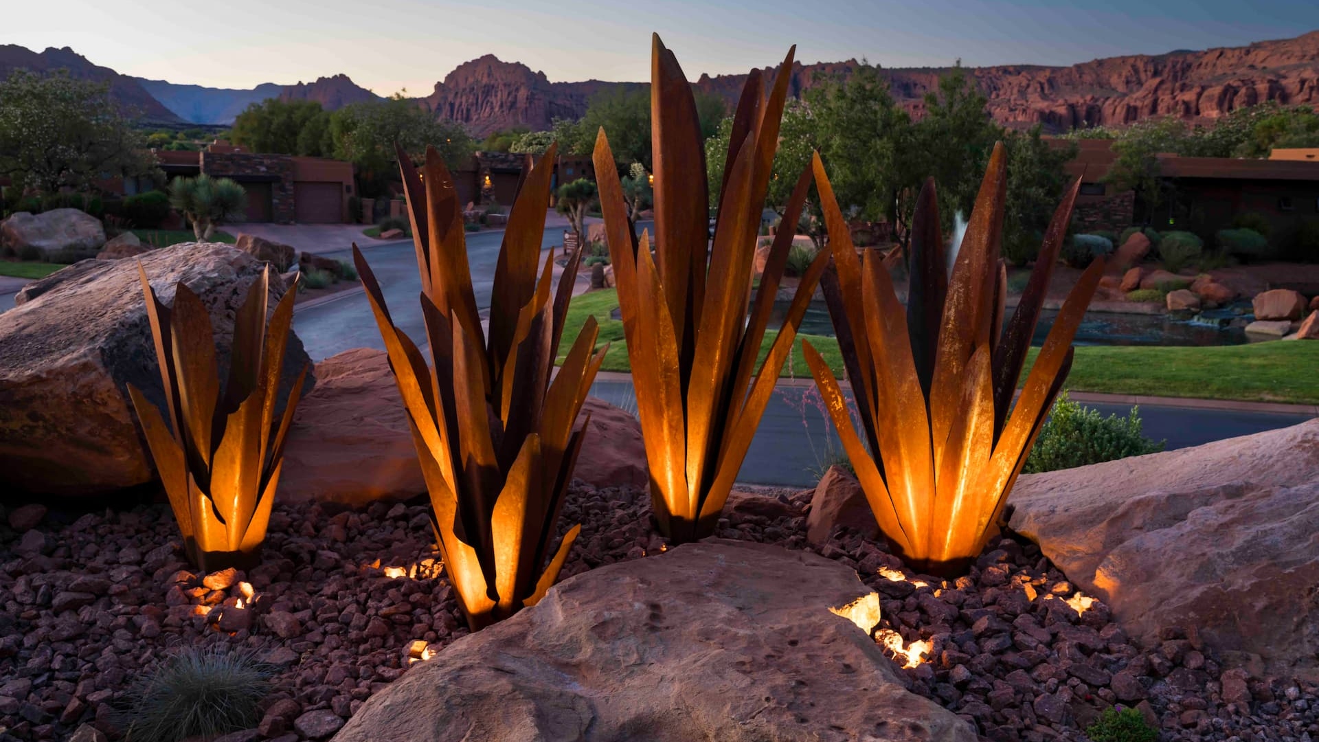 Low Maintenance Landscape and Metal Art