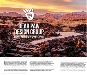 Bear Paw Design Group magazine article 